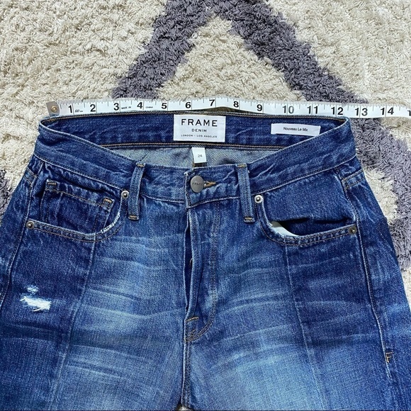 Frame Le Mix Nouveau Boyfriend Denim Crop jeans - Picture 13 of 15
